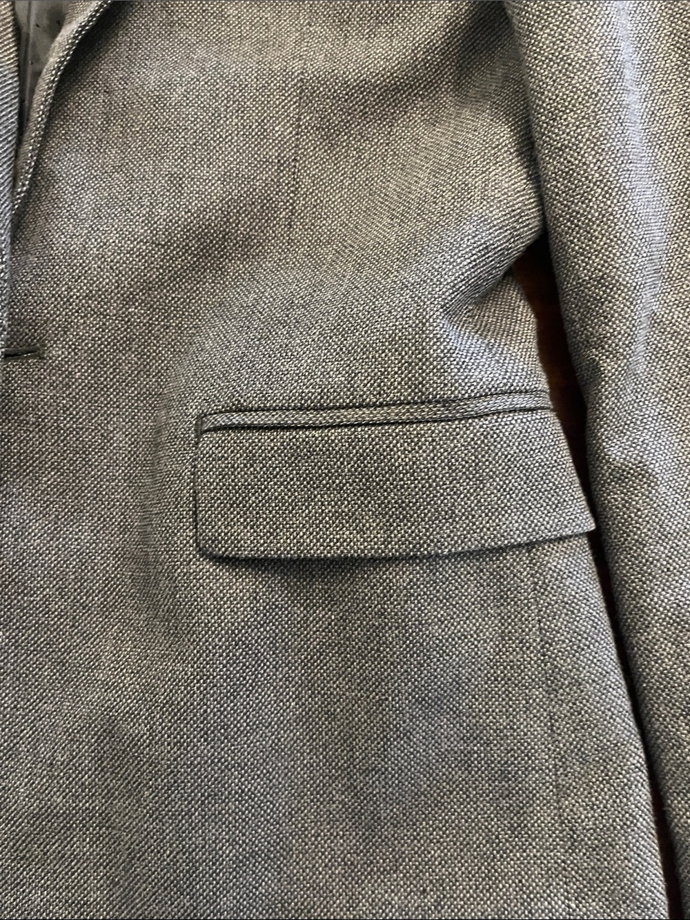 H&M Big Boys Gray Tailored Blazer size 16 - Picture 3 of 5